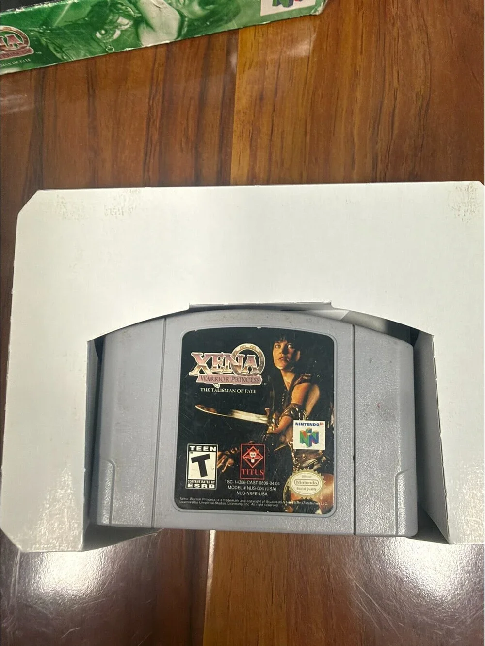 Xena Warrior Princess Talisman of Fate Nintendo 64 N64 CIB Complete Box Manual